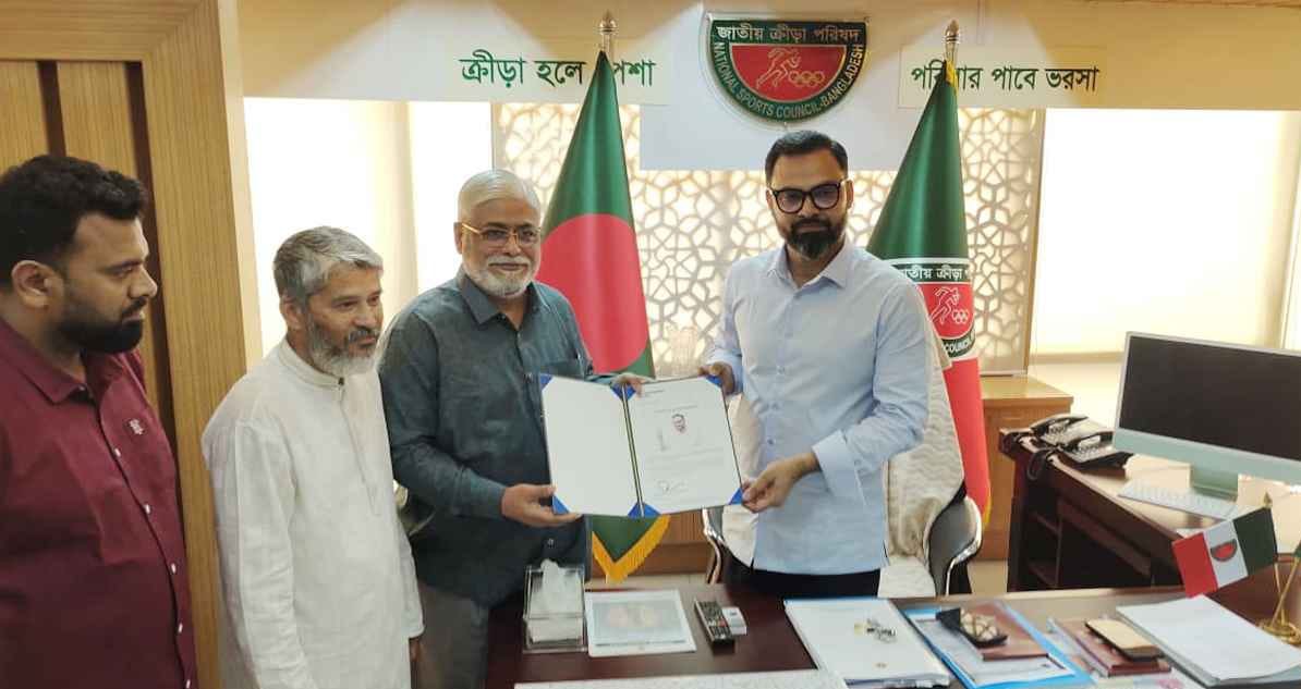 ওয়ার্ল্ড আরচ্যারী এশিয়ার অভিনন্দন ক্রীড়া প্রতিমন্ত্রী আমিনুল হককে