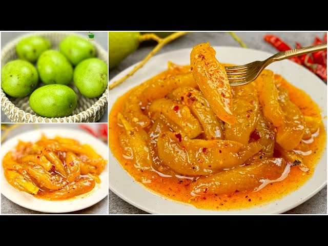 কাঁচা আমের খোসাসহ টক-ঝাল আচার তৈরির রেসিপি