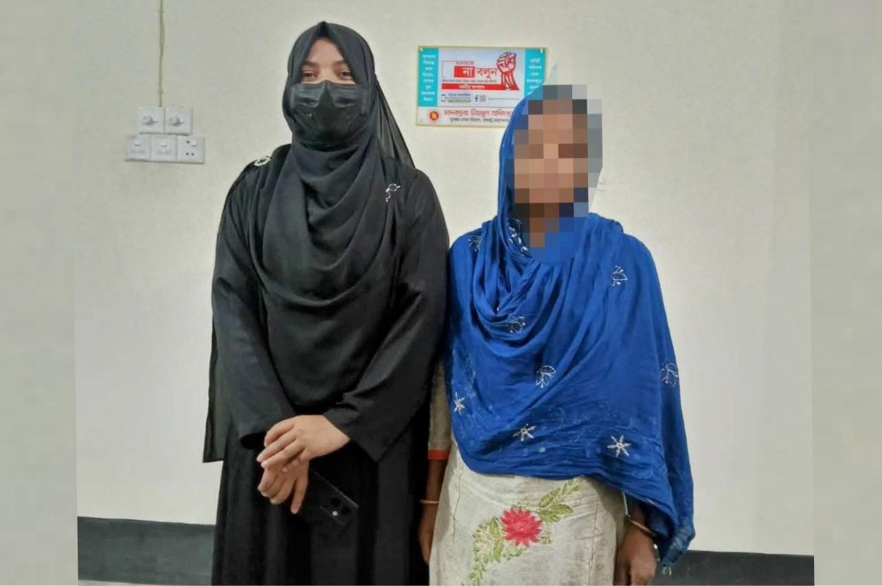 কেন্দুয়ায় গাঁজাসহ এক নারী গ্রেপ্তার